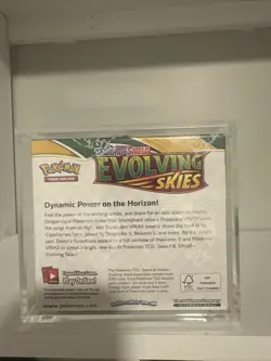 Pokemon Evolving Skies Booster Box Sword & Shield New SEALED W Acrylic Case! - Image 3