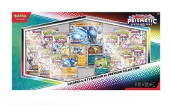 2 x Pokemon Prismatic Evolutions Lucario EX and Tyranitar EX Premium Collection - Image 1