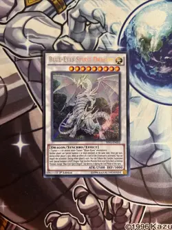 (SRH) Yugioh Blue-Eyes Spirit Dragon SHVI-EN052 Secret Rare 1st Ed VLP - Image 1