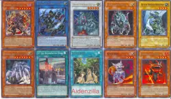 Yugioh Alien Deck - Cosmic Fortress Gol'Gar Reptile Ammonite Telepath - Image 1