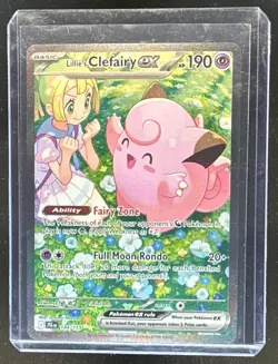 2025 Pokemon Journey Together Lillie's Clefairy ex #184/159 - Image 1