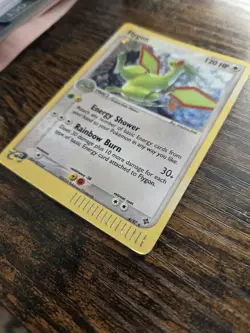 Pokemon TCG Flygon EX Dragon Holo Rare 4/97 120 HP Stage 2 2003 English - Image 2