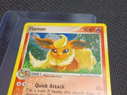 Flareon 002/017 Pokemon POP Series 3 Holo LP FREE SHIPPING - Image 2