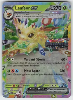 Leafeon ex - (Prismatic Evolutions Stamp) Surprise Box Promo Pokemon - Image 1