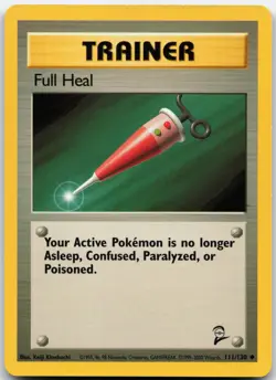 FULL HEAL 82/102 UNCOMMON BASE SET UNLIMITED POKEMON MP - Image 1