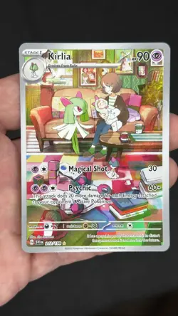 Pokemon TCG -Kirlia Illustration Rare SV01: Scarlet & Violet Base Set 212/198 NM - Image 3