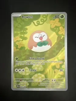 Pokemon TCG Perfect Order Rowlet 90/88 Illustration Rare NM - Image 1
