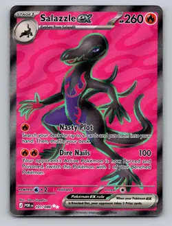 Salazzle ex 101/088 Ultra Rare Perfect Order Pokemon Holo NM - Image 1