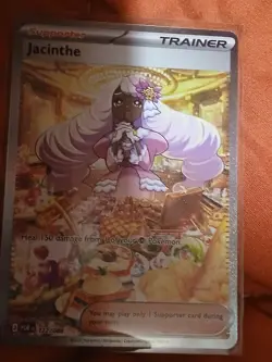 Pokemon TCG Jacinthe Trainer Supporter POR 122/088 Full Art Holo Rare - Image 2