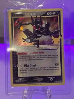 Pokemon TCG Greninja Gold Star SWSH144 - Celebrations Black Star Promo - Sealed - Image 1