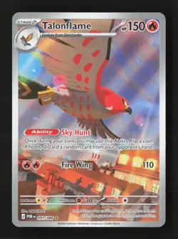 Talonflame 091/088 Holo Illustration Rare Perfect Order Pokemon Near Mint - Image 1