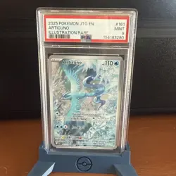 Pokemon TCG Articuno #161/159 Sv09: Journey Together Illustration Rare PSA 9 - Image 1