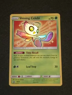 Pokemon TCG Shining Celebi SM79 SM Black Star Promo- NM-MINT - Image 1