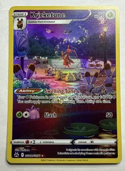 Kricketune GG02/GG70 Crown Zenith: Galarian Gallery Holo Pokemon TCG Near Mint - Image 1