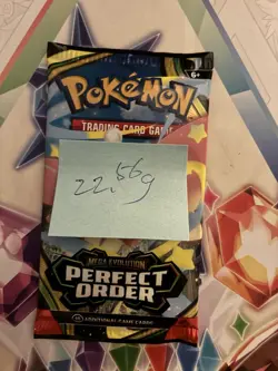 VERY HEAVY! 🔥22.56g Pokemon TCG Perfect Order Booster Pack Factory Sealed ✅ - Image 2