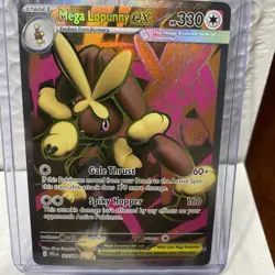 Pokemon Double Rare Full Art Mega Lopunny EX 115/94 NM 🔥 - Image 4