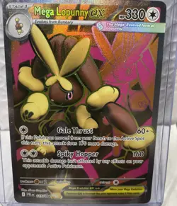 Pokemon Double Rare Full Art Mega Lopunny EX 115/94 NM 🔥 - Image 5