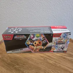 Pokemon TCG Prismatic Evolutions : Surprise Box and Booster Bundle - Sealed - Image 1