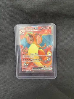 Charizard ex Full Art Holo 183/165 Sv: Scarlet & Violet 151 Holo 2023 Pokemon NM - Image 2