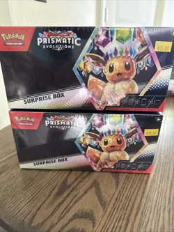 Pokemon TCG - Scarlet & Violet Prismatic Evolutions Surprise Box x2 - 2 Boxes - Image 1