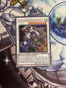 (SRH) Yugioh! Crystal Wing Synchro Dragon - SHVI-EN049 - Secret Unlimited VLP - Image 1