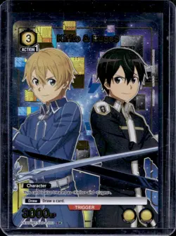 2026 Union Arena Sword Art Online Volume 2 Kirito & Eugeo Common #SAO-2-003 - Image 1