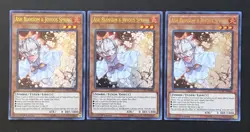 2018 YUGIOH LCKC KAIBA 1ST ED ULTRA RARE ASH BLOSSOM & JOYOUS SPRING X3 NM SET - Image 1