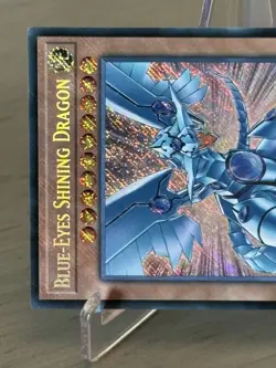 Blue-Eyes Shining Dragon LCKC-EN008 Secret Rare MINT/NM Yugioh Legendary Kaiba - Image 3