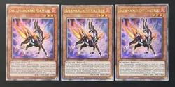 2024 YUGIOH MP24 QCR SECRET RARE SALAMANGREAT GAZELLE X3 NM - Image 1