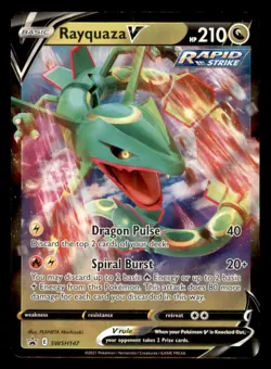 Rayquaza V Promo Holo SWSH: Sword & Shield Promo Cards SWSH147 NM - Image 1