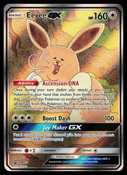 Eevee GX SM233 Holo Full Art Sun & Moon Promo Pokemon Card - Image 1