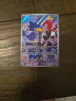 Team Rockets Murkrow Illustration Card Destined Rivals Series 200/182 - Image 3