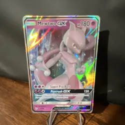 Pokemon Mewtwo GX 31/68 Hidden Fates Ultra Rare Full Art Holo Card - Image 1