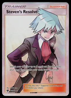 Pokemon Card - Steven's Resolve Celestial Storm 165/168 Ultra Rare - Image 1