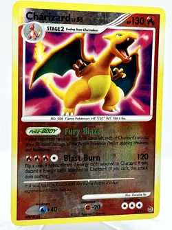 Charizard 3/132 D&P Secret Wonders Reverse Holo Rare Vintage Pokemon TCG Card - Image 2
