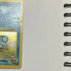 Pokemon Vaporeon Holo Rare Card Jungle 12/64 Unlimited English Wotc 1999 - Image 5