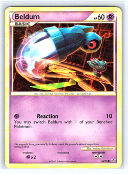 Beldum 44/95 Unleashed MP Pokemon Card - Image 1