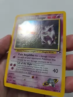 Pokemon TCG Gym Heroes Sabrina's Gengar Holo Rare Card 14/132 Unlimited - Image 3