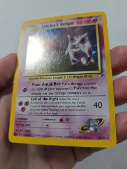 Pokemon TCG Gym Heroes Sabrina's Gengar Holo Rare Card 14/132 Unlimited - Image 5