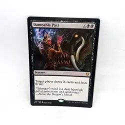 Damnable Pact 108 Rare Commander 2017 Magic: The Gathering Lightly Played - Image 1
