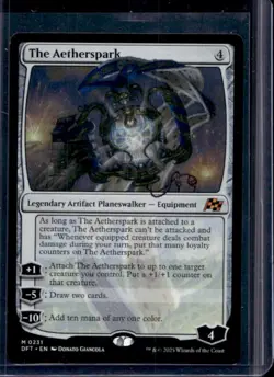 2025 Magic MTG Aetherdrift Aetherspark Planeswalker Promos Rare #0231 - Image 1