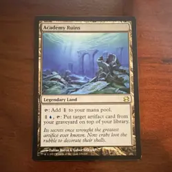 Wizards Academy Ruins Legendary Land Rare Modern Masters Regular MTG - Image 1
