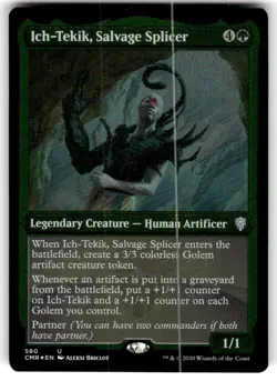FOIL ETCHED NM MTG Ich-Tekik, Salvage Splicer Commander Legends Regular - Image 1