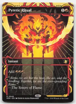 Pyretic Ritual 46 SOA Secrets of Strixhaven: Mystical Archive Magic MTG NM - Image 1
