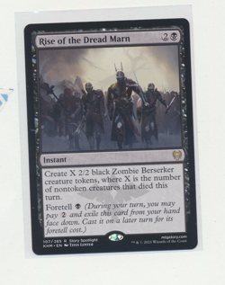 Magic the Gathering Kaldheim MTG Rare Rise of the Dread Marn - Image 1