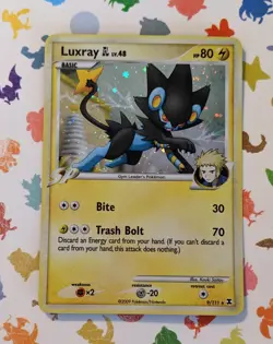 Pokemon TCG Luxray GL 9/111 Rising Rivals Holo Rare English 2009 - Image 1