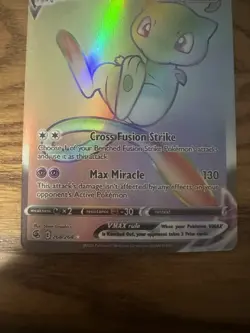 Pokemon Mew VMAX Secret Rare 268/264 Fusion Strike Full Art Holo 310 HP - Image 3