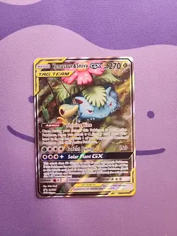 Pokemon Sun & Moon Promo Venusaur Snivy GX | SM229 | Near Mint Condition - Image 1