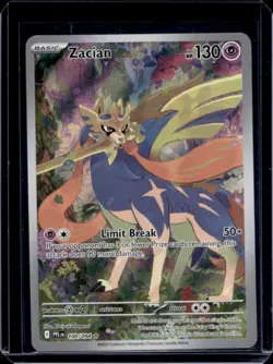 2025 Pokemon Phantasmal Flames Zacian Illustration Rare #100/094 - Image 1