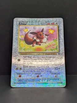 Pokemon Eevee Legendary Collection Reverse Holo Rare Pokemon TCG Nintendo MP+ - Image 3